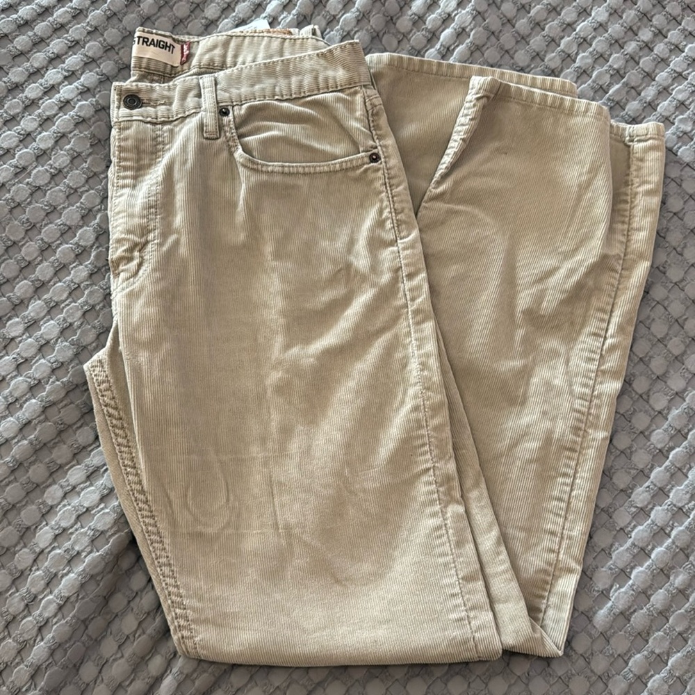 Tan Corduroy Levis Pants